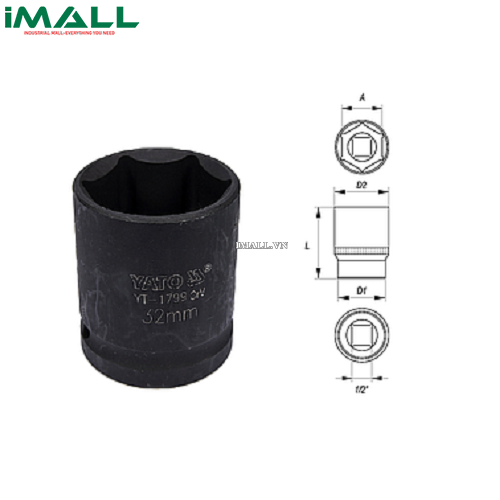 Tuýp khẩu chuyển đổi Yato YT-1796 (24mm)