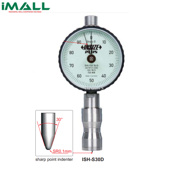 Đồng hồ đo độ cứng INSIZE ISH-S30D (đo kiểu D, 0-100HD)