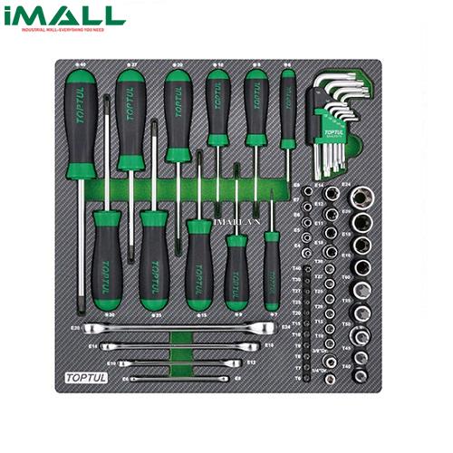 Khay dụng cụ cầm tay 61 chi tiết Toptul GEC6102