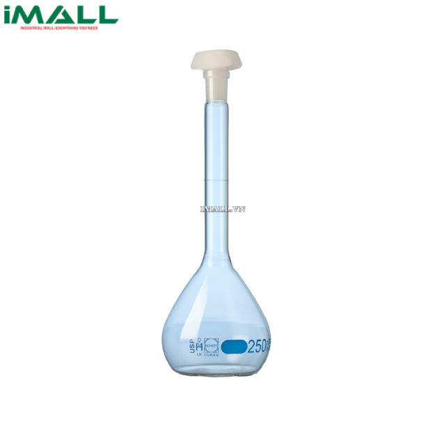 Bình định mức thủy tinh trắng, nút nhựa PE bát giác, class A -Duran 216781709