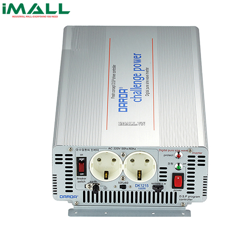 Bộ nghịch lưu PNKHITECH DK1215 (12VDC/AC223, 1500W , đầu ra sin tinh khiết)