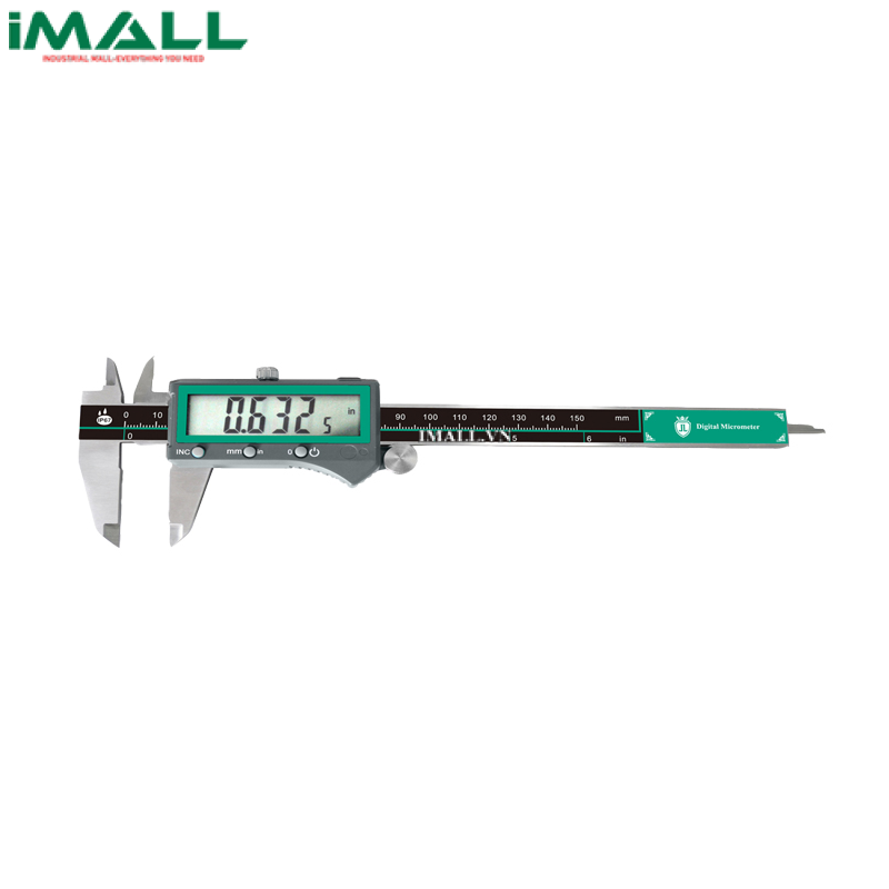 Thước cặp điện tử chống nước Hoyamo 101-200-1 (0-200mm/0-8", 0.01mm)