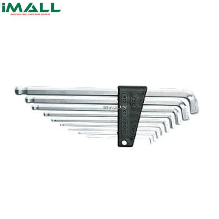 Bộ chìa lục giác 9 chiếc KTC HL259BSP ( 1/16 đến 3/8 inch, đầu bi)