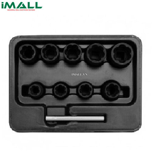 Bộ khẩu nhổ ốc bu lông hỏng 10 chi tiết Yato YT-0603 (3/8")