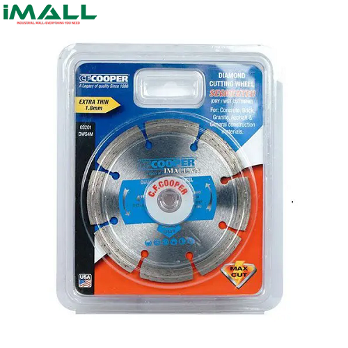 Lưỡi cắt kim cương 105×1.8x20mm CFCooper DWS4M