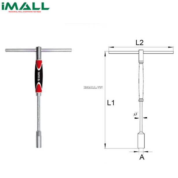 Cờ lê ống điếu chữ T Yato YT-1559 (15mm)