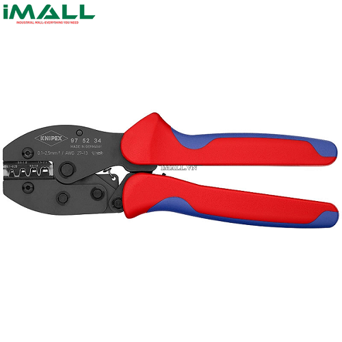 Kìm Bấm Cos PreciForce® Ép Cos Thìa Nối 0.1- 2.5 mm² Knipex 97 52 34