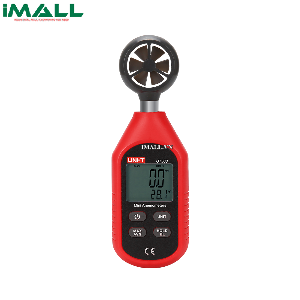 Máy đo tốc độ gió, nhiệt độ UNI-T UT363BT (0~30m/s,-10~50°C, Bluetooth)