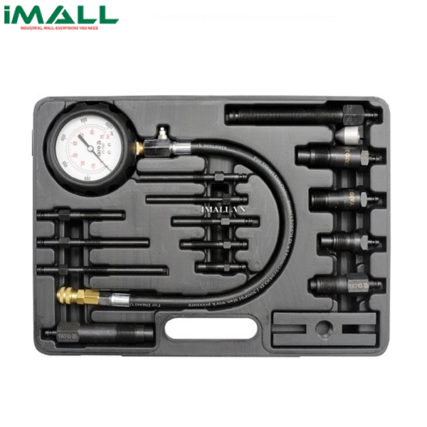 Thiết bị kiểm tra độ nén động cơ Diesel Yato YT-7307 (16 chi tiết )
