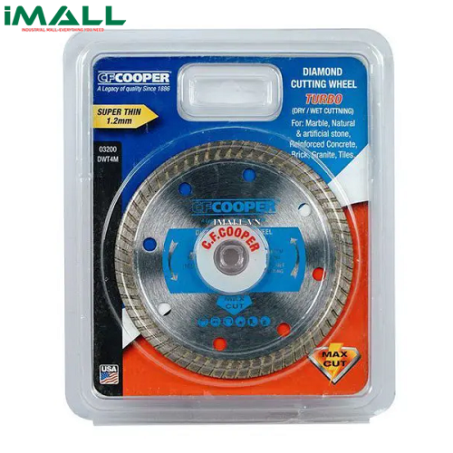 Lưỡi cắt kim cương Turbo 105×1.2x20mm CFCooper DWT4M