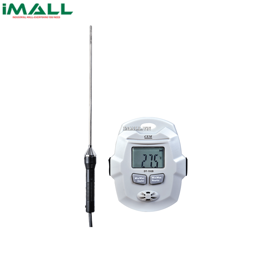 Bộ ghi dữ liệu Nhiệt độ &amp; Độ ẩm CEM DT-192A (-40~80℃(internal);-50~110℃(probe))