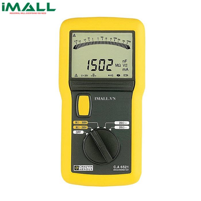 Máy đo điện trở cách điện Chauvin Arnoux C.A 6521 (P01140801D, 500V/2GΩ)