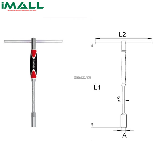 Cờ lê ống điếu chữ T Yato YT-1557 (13mm)