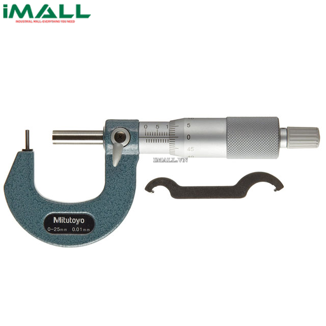 Panme đo ngoài cơ khí đo chiều dày thành ống Mitutoyo 115-302 (0-25mm/ 0.01mm)