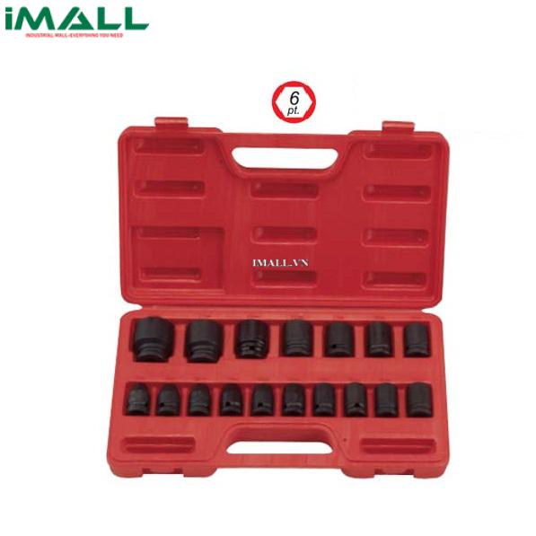 Bộ Khẩu Dùng Cho Súng 1/2" GENIUS GS-417 (17 Chiếc 8-30mm)