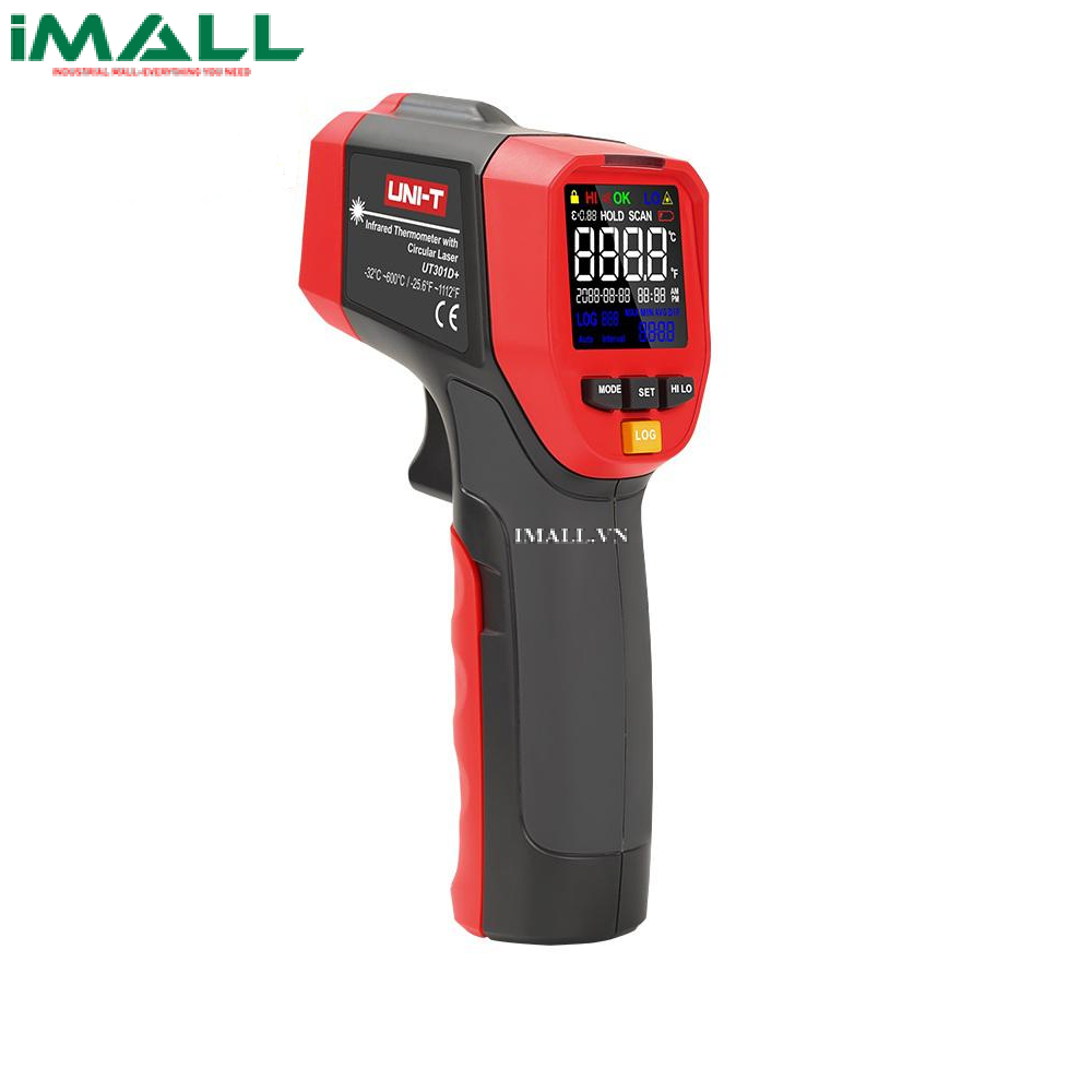 Máy đo nhiệt độ hồng ngoại UNI-T UT301D+ (-32~600°C, 12:1)