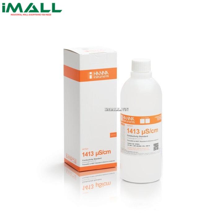 Dung Dịch Hiệu Chuẩn Độ Dẫn (EC) 1413 µS/cm HANNA HI7031/1L (Chai 1 Lít)