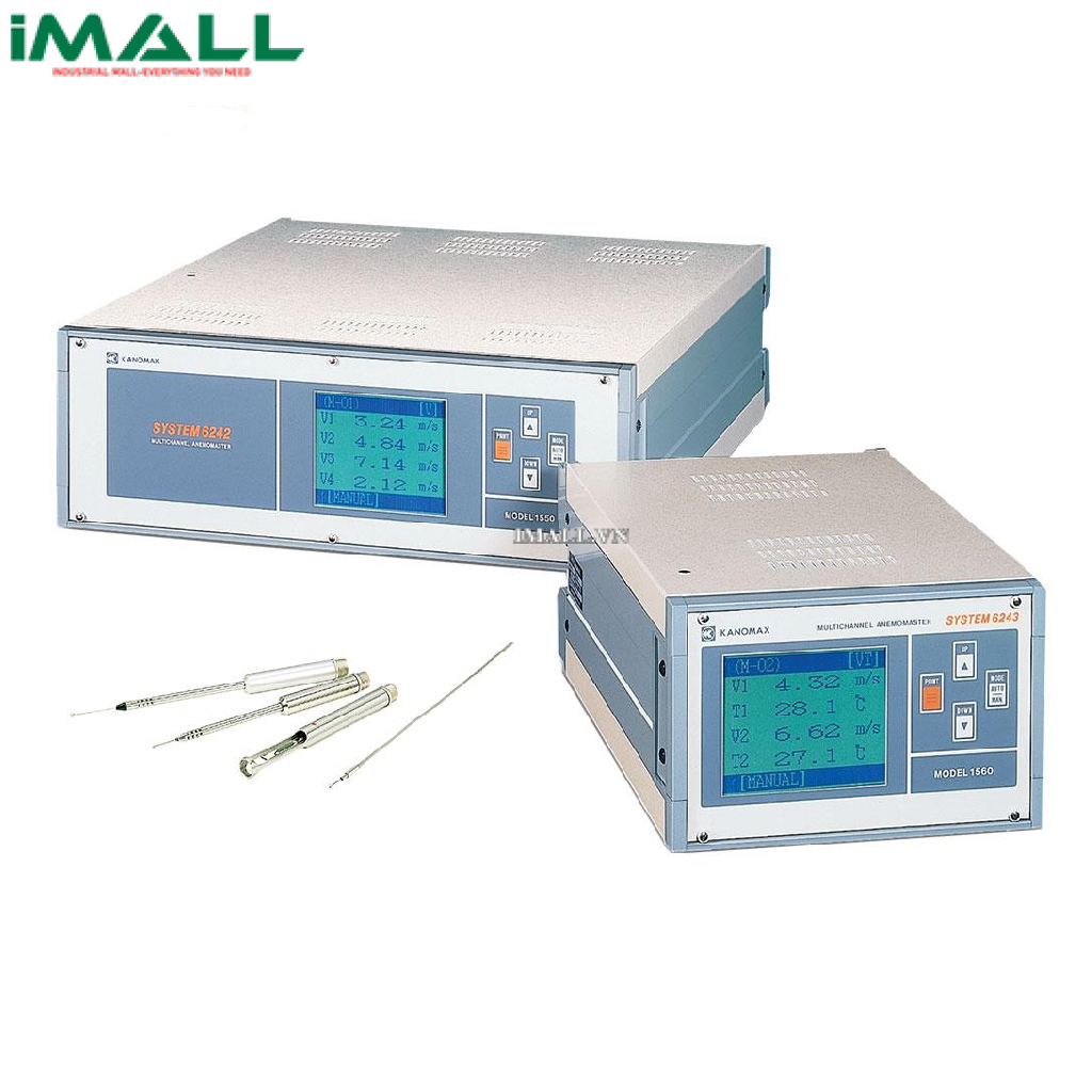 Máy đo tốc độ gió KANOMAX 1560 (đa kênh)