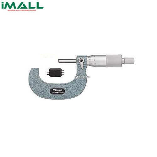 Panme đo ngoài cơ khí đo chiều dày thành ống Mitutoyo 115-216 (25-50mm/ 0.01mm)