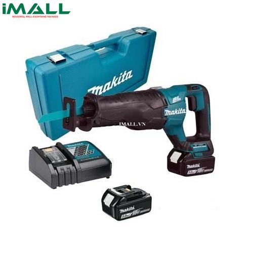 Máy cưa kiếm dùng pin Makita DJR187RTE (18V:5Ah)