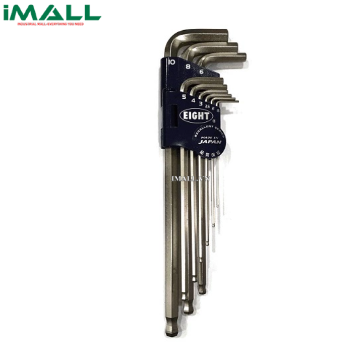 Bộ lục giác chìm EIGHT TLS-9NB (9 cỡ, 1.5~10mm)