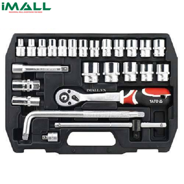 Bộ tuýp tay vặn tổng hợp 25 chi tiết Yato YT-3874 (1/2")