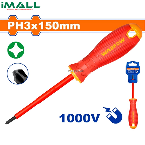 Tua vít bake cách điện PH3x150mm Wadfow WSD7236