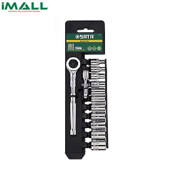 Bộ cần-đầu tuýp 14 chi tiết 3/8" SATA 09523 (8~19mm)