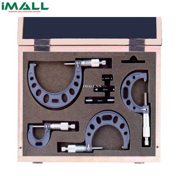 Bộ thước panme cơ đo ngoài 4 thành phần Vogel 232001 (0-100mm)