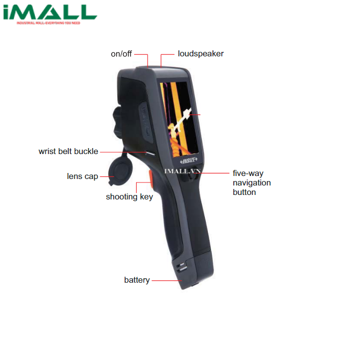 Camera đo nhiệt độ hồng ngoại INSIZE 9130-H360 (-20°C~350°C, 3.45mrad)