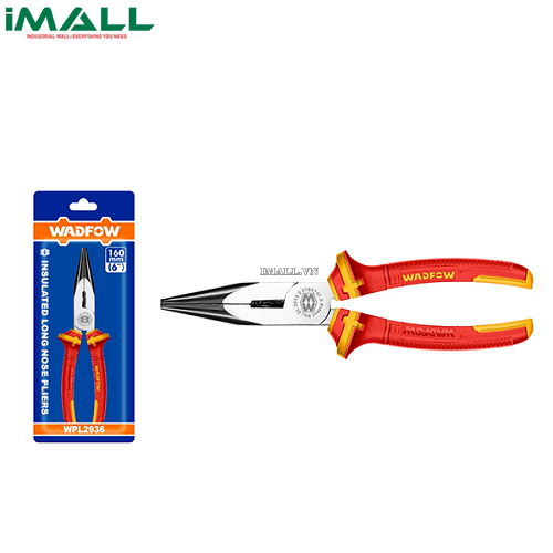Kềm mũi dài cách điện 6" Wadfow WPL2936