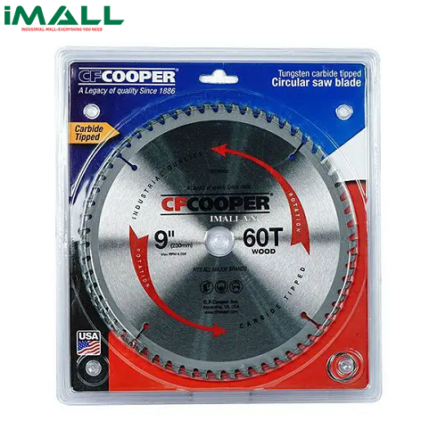 Lưỡi cưa gỗ 230mm x 60T CFCooper SW09060