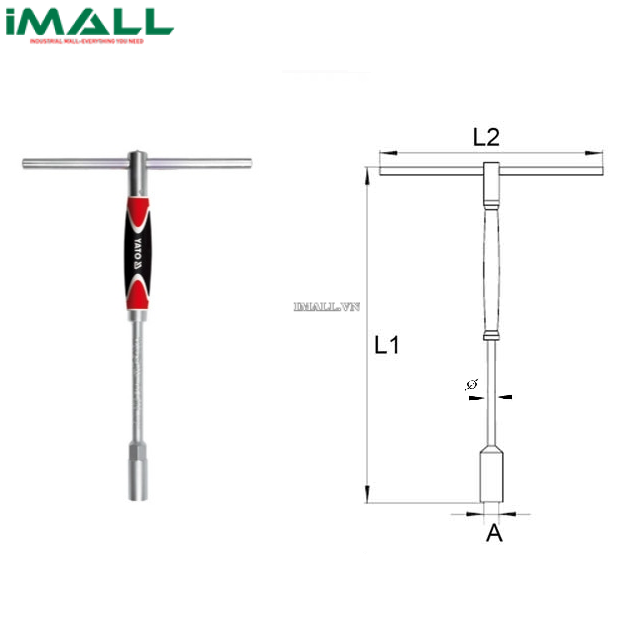 Cờ lê ống điếu chữ T Yato YT-1554 (10mm)