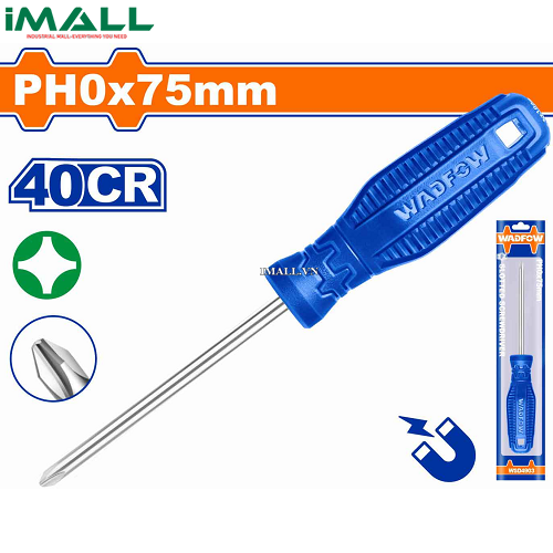 Tua vít bake PH0x75mm Wadfow WSD4903