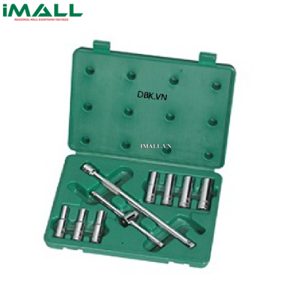 Bộ cần-đầu tuýp 9 chi tiết 3/8" SATA 09511 (8~14mm)