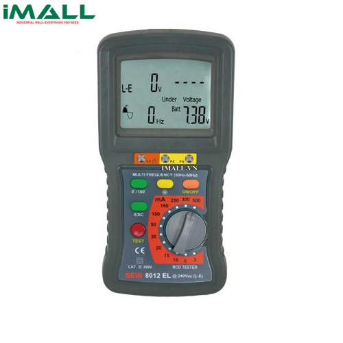Thiết bị kiểm tra dòng rò RCD kỹ thuật số SEW 8012 EL