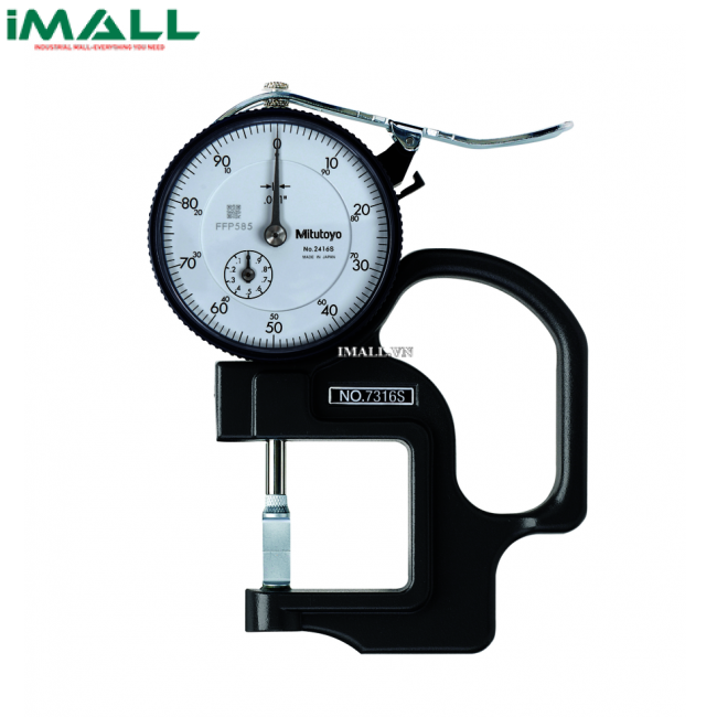 Đồng hồ đo độ dày vật liệu dạng kim Mitutoyo 7316S (0 – 0.5")