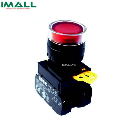 Nút nhấn nhả IDEC YW1L-MF2E11Q4R 1NO+1NC 22mm 24V (Đỏ)