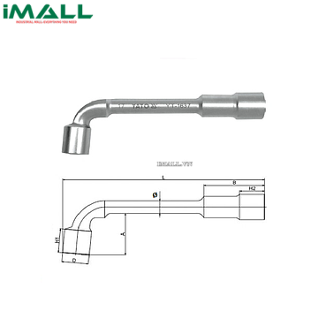 Cờ lê điếu chữ L 2 đầu lục giác Yato YT-1632 (12mm)