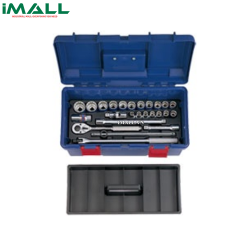 Bộ tuýp 25 chi tiết hệ mét Kingtony 41026MR (1/2")