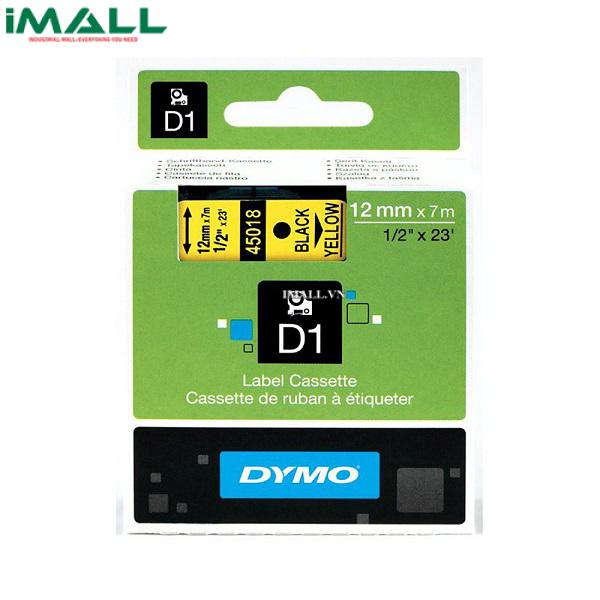 Tem nhãn D1 chữ đen trên nền vàng DYMO 63020703 (12mm x 7m)