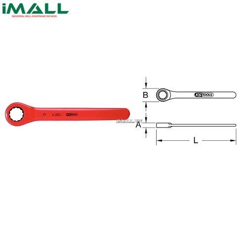 Cờ lê vòng miệng KS Tools 117.1532 ( 32 mm cách điện )