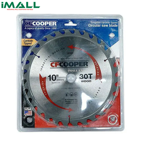 Lưỡi cưa gỗ 255mm x 30T CFCooper SW10030