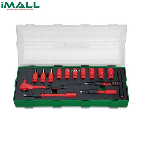 Bộ tuýp lục giác 1/4" cách điện Toptul GZA1447