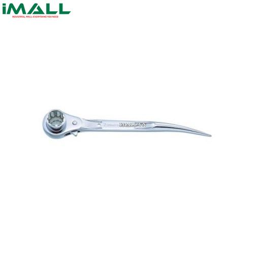 Cờ lê 2 đầu tuýp đuôi chuột cong ngắn không gỉ 17x19mm Top KOGYO SRM-17X19S
