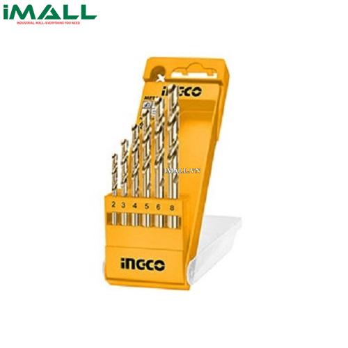 Bộ mũi khoan sắt 6 cây INGCO AKD1055