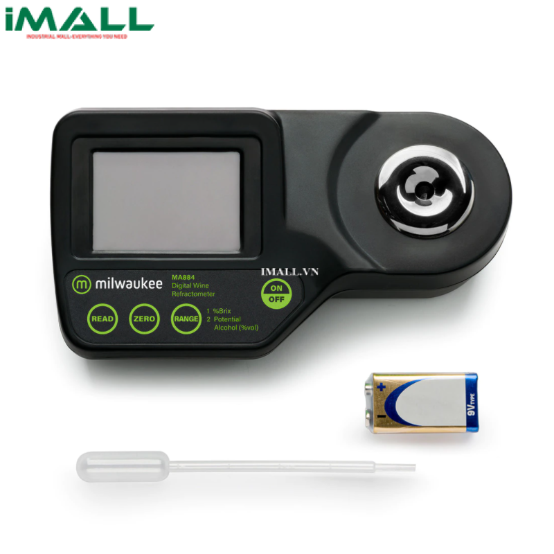 Khúc xạ kế đo độ ngọt và độ rượu nho Milwaukee MA884
