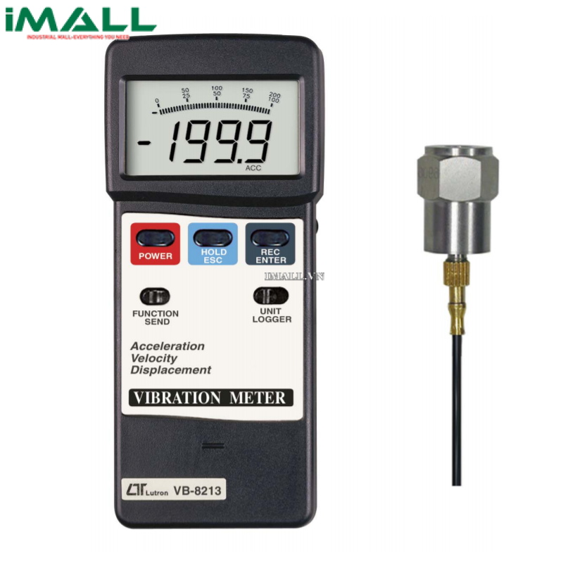 Máy đo độ rung Lutron VB-8213 (200 mm/s², 656 ft/s², dataloger)