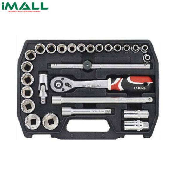 Bộ tuýp tay vặn tổng hợp 27 chi tiết Yato YT-3875 (1/2")