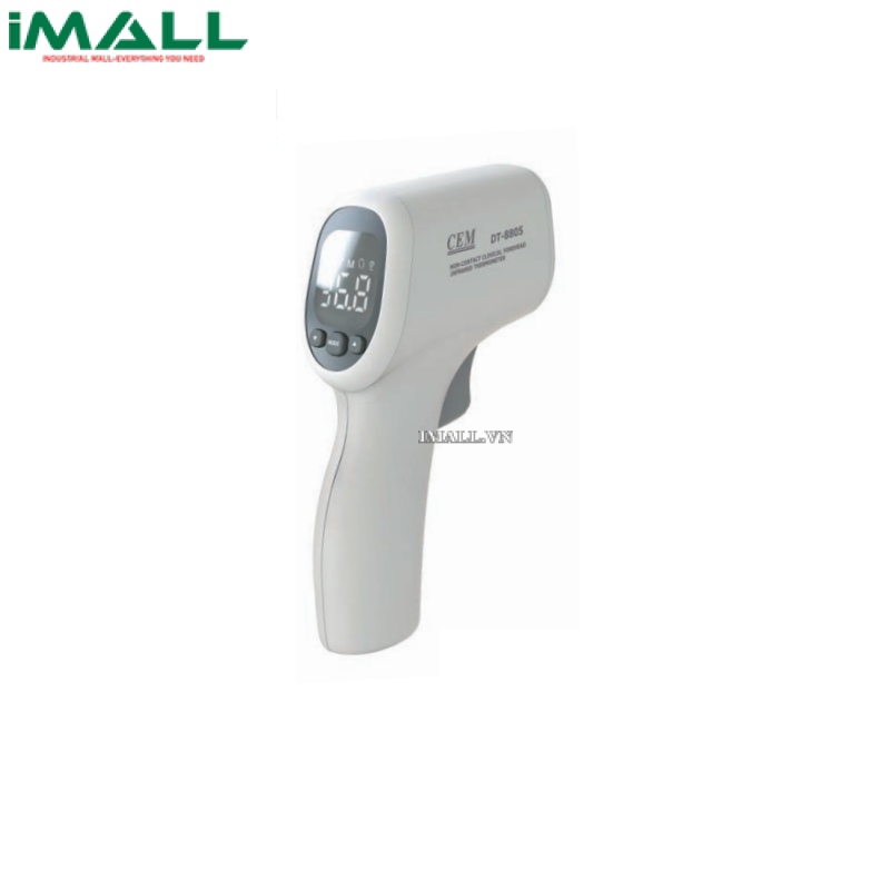 Nhiệt kế đo trán hồng ngoại không tiếp xúc CEM DT-8805 (cơ thể 32.0°C~42.5°C; bề mặt 0°C~60°C)